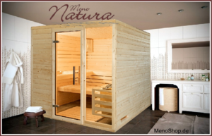 Massivholzsauna